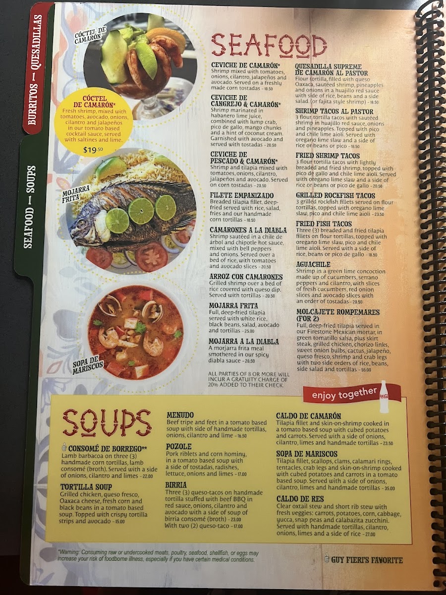 Jessy's Taqueria Menu - Image 1